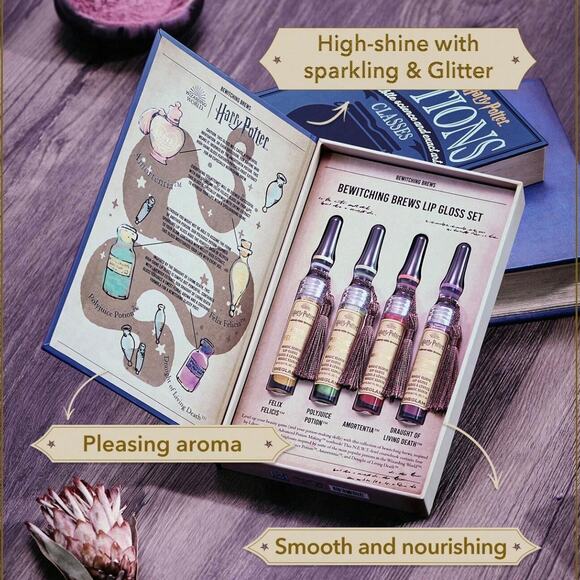 Harry Potter Potions Classes Bewitching Brews Lip Gloss Set Sheglam - Picture 9 of 10